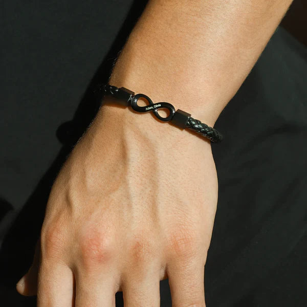 Our Bracelet™ - Personalized Infinity Bracelet (Men's Edition)