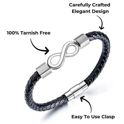 Our Bracelet™ - Personalized Infinity Bracelet (Men's Edition)